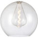 Ballston Athens 3 Light 15.75 inch Brushed Satin Nickel Statement Pendant Ceiling Light in Incandescent, Seedy